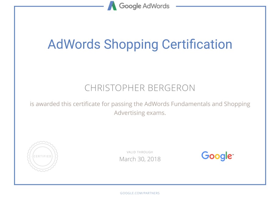Google Partners - Certification